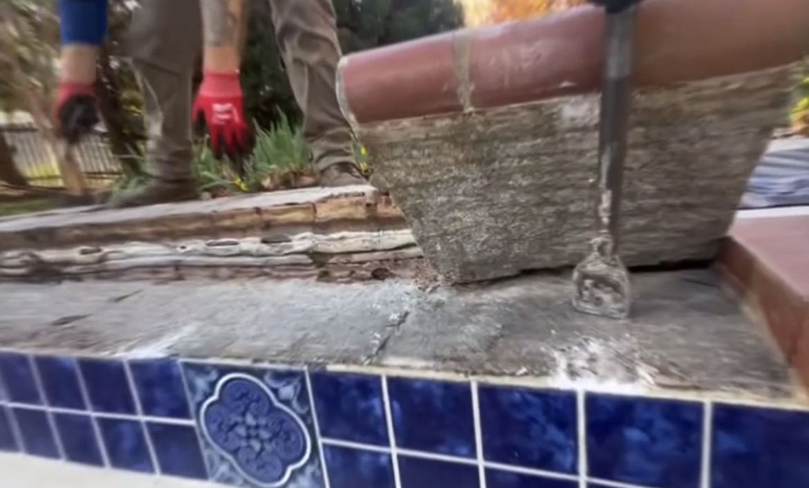 Tile and coping repair
